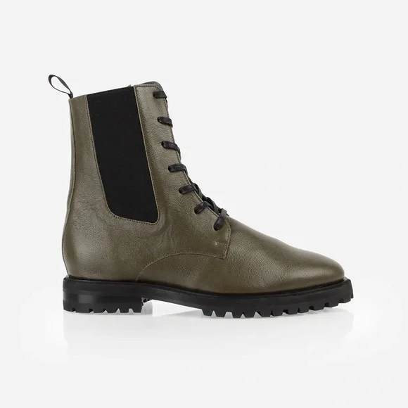 Poppy Barley Shoes New Poppy Barley The Kit Combat Boot Olive